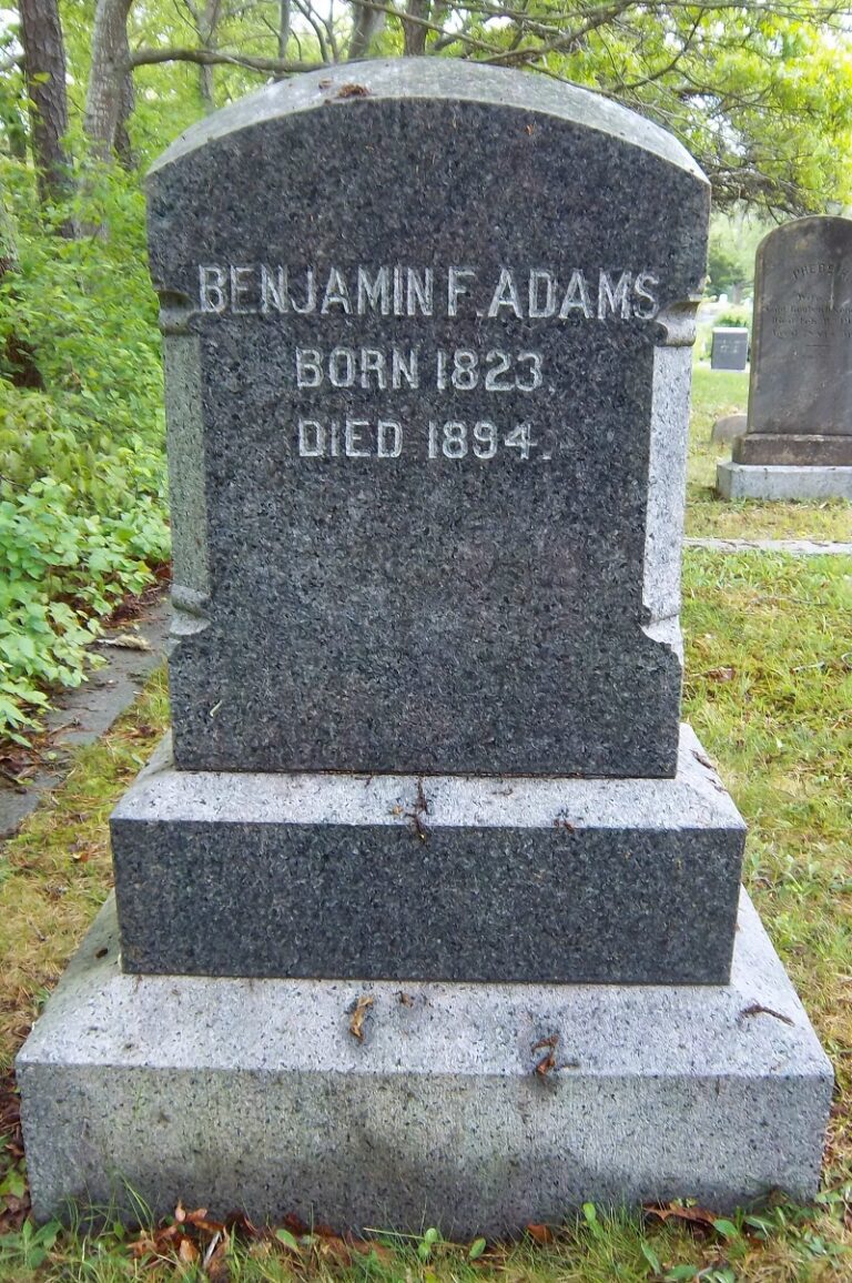 Benjamin Franklin Adams 1823 – 1894